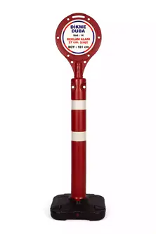 Reklam Alanı: 27 cm Çap
 Boy: 161 cm